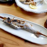 仁世宇園 - 山女魚の塩焼き