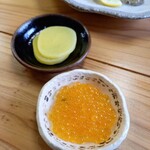 Niseuen - 山女魚の卵と沢庵