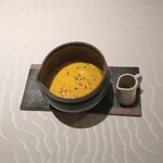 キッチン梟 - 南瓜のスープトリュフオイル
