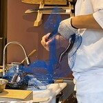 天ぷら 福たろう - 生きた穴子