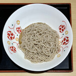 いろり庵きらく そば - 海苔つけそば ¥500 の麺