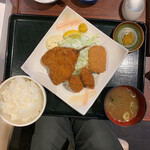 旬粋 - ミックスフライ定食　950円