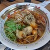 そばでおもてなし OLIMBA - 料理写真:舞茸天のせなめこ蕎麦