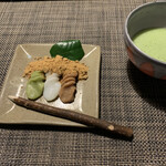 平野屋 - しんこ餅とお抹茶