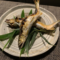平野屋 - 鮎の塩焼き