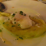 バカイゥン - 1本揚げナス温玉のせ