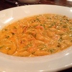 ア ミオ アージョ - チカテッリ…貝殻のような形状のパスタ駿河湾産生桜海老と生のりのクリームソースアメリケース風味1780円