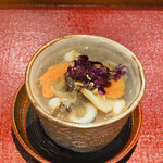 尾張会席 誠名 - 料理写真:鮑と海鼠腸の冷製茶碗蒸し