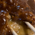 かつ春 - 肉汁タップリハンバーグ