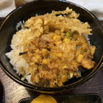 天ぷら食堂 田丸 - かき揚げ丼最高！