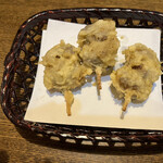 天ぷら食堂 田丸 - 砂ずりサクサクです。
