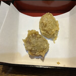 天ぷら食堂 田丸 - 栗は数に限りがあり、2度目の追加はNGみたいです。