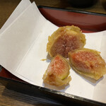 天ぷら食堂 田丸 - 秋はイチジクもあります。