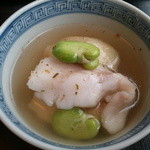 米倉 - 2013.04　新じゃが芋饅頭とハタの煮物