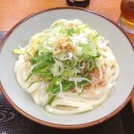 こがね製麺所 - 温玉ぶっかけ中４００円