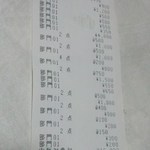 花いちもんめ - レシート（2013.04.29）　※4人で16,800円