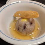 Jion Shouja - 蓮根饅頭と蓮根チップス。蓮根って甘くて、栗饅頭みたいな！！