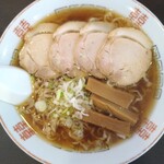 緑屋 - 手打ちらーめん真上から。