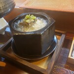 鮨かしわ - おこげにすっぽん出汁