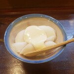 鮨かしわ - 桃の口直し