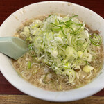 関越ラーメン 仙龍 - ラーメンネギ増し¥910