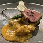 カーサ・デル・チーボ - 羊のキャレのアッローストとアニェッロ･アッグラッサート