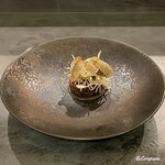 カーサ・デル・チーボ - 香茸のリーソ･アル･サルトに仕上げにトリュフ