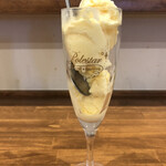 花いち - デザートのバニラアイス