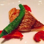 リストランテ アル ケントーレ - 真鯛のソテー カプナードソース