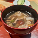 野乃庵 - 昼膳(¥3,850) 汁物：木の子と里芋の重ね煮汁