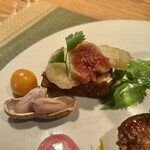 野乃庵 - 昼膳(¥3,850) 安曇野の旬菜プレート：木の子のテリーヌ