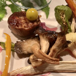 野乃庵 - 昼膳(¥3,850) 安曇野の旬菜プレート：安曇野の野菜ステーキ