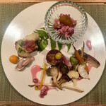 野乃庵 - 昼膳(¥3,850) 安曇野の旬菜プレート