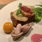 野乃庵 - 昼膳(¥3,850) 安曇野の旬菜プレート：木の子のテリーヌ