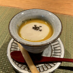 Nono An - 昼膳(¥3,850) 小吸物椀：重ね煮かぼちゃのヴェルーテ 春巻きチーズステック