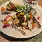Nono An - 昼膳(¥3,850) 安曇野の旬菜プレート：安曇野の野菜ステーキ