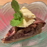 野乃庵 - 昼膳(¥3,850) デザート：無花果のタルト