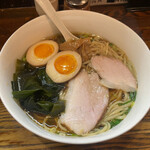 中華そば いぶき - イリコそば 750円＋味玉 100円