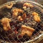 Yakiniku Koubou Juju - テッチャンと上ミノの一部