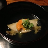 炭火割烹 いふき - 鮑 お椀