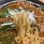 トトロ - 桜えび味噌ラーメン 麺2倍