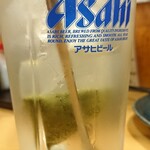 炭火焼鳥 とりじ - 名物とされる緑茶ティーバッグ割☆これに継ぎ足し酒ってのがまたニクいわよねぇ～♪