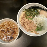 麺や勝治 - 塩つけ麺+味玉 ¥900+クーポン