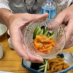 四ツ木製麺所 - ホヤの塩辛