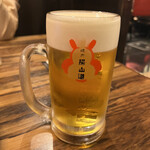 焼肉陽山道 - ビール プレミアムモルツ(生)
