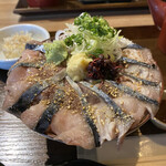 とろさば料理専門店 SABAR - とろさばの刺身丼