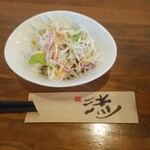 彩菜・中華ダイニング - ヒレ肉酢豚ランチに付いてくるサラダ