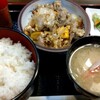 味の鳥天 - 鳥もつ定食（1000円）