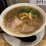 麺屋 周 - 朝限定、背脂煮干し中華！