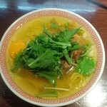 中華そば えもと - 真鯛中華そばに生玉子